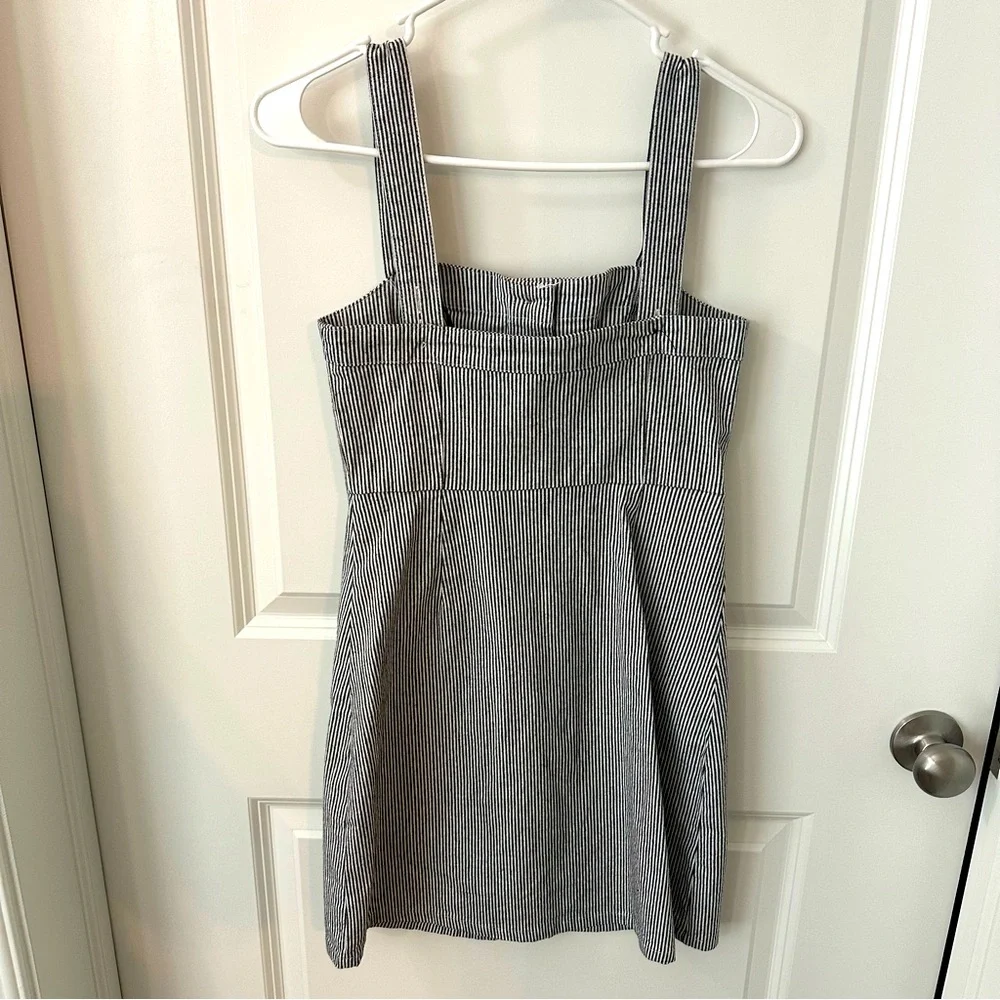 Hollister Button Front Striped Dress - Picture 4 of 4